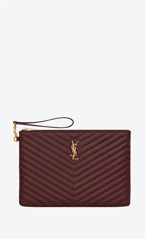 tablet pouch ysl|CASSANDRE MATELASSÉ tablet pouch in leather .